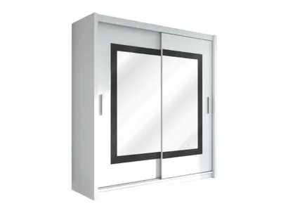 Produktbild von Vente-unique AUTLAN, Weiß, Garderobe, 8 Regale, 2 Tür(en), Weiß, Partikelbord
