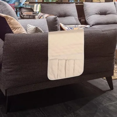 Produktbild von Aufbewahrungstasche aus Polyester für Sofa-Armlehnen und Fernbedienungen