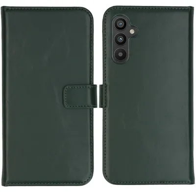 Imagen del producto de Funda de Cuero Auténtico tipo Libro para Samsung Galaxy A34 (5G) - Verde