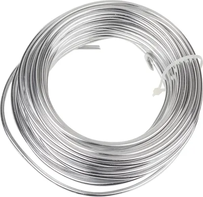 Produktbild von VBS XXL Alu-Draht Silberfarben 3 mm / 12 m