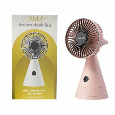 Produktbild von Dream-Schreibtischventilator, USB-Minischreibtischventilator, Rosa