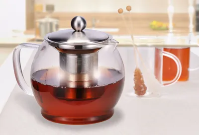 Produktbild von HI Teekanne 1,2l mit Edelstahlfilter