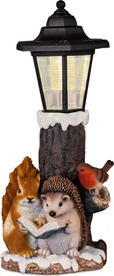 Produktbild von Solar LED Dekofigur Herbsttiere HERBSTFARBEN mit Laterne H. 34cm Formano H25