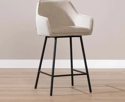 A single bar stool is shown in a studio setting against a neutral background.
