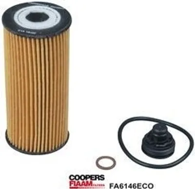 Produktbild von Ölfilter COOPERSFIAAM FILTERS FA6146ECO Filtereinsatz für BMW X1 (F48) 2 Active Tourer (F45) 2 Gran Tourer (F46) für MINI Schrägheck (F56)