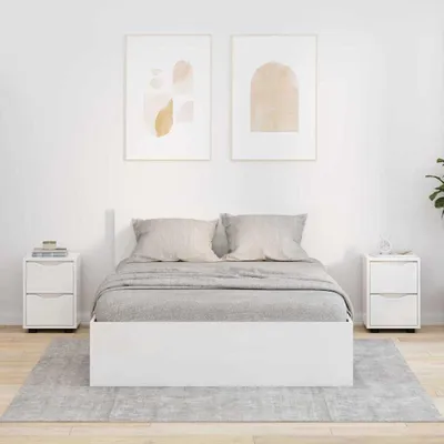 Immagine prodotto di Maison Exclusive - Comodini, 2 pezzi, bianco lucido, 30,5 x 30 x 43 cm