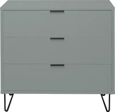 Produktbild von Kommode >Bonnie< in pine green matt lack - 81x80x45cm (BxHxT)