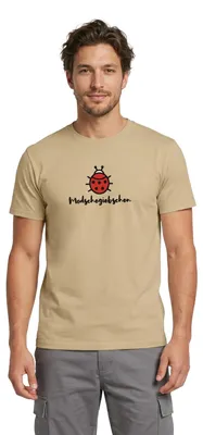 Produktbild von Spreadshirt Modschegiebschen Sächsischer Dialekt Sachsen Männer T-Shirt, L, Sandbeige