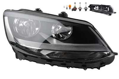 Obrázok produktu pre Johns, Halogénové svetlomety vhodné pre VW Sharan 7N 06/10-06/15 H7 H7 R + hmlovka+svetlo. 7N1941006 7N0941700 7N0941700C