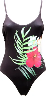 Produktbild von 7027AH costume donna SUNDEK black printed swimsuit woman