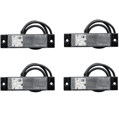 Obrázek produktu pro Sada 4x obrysových světel LED s bílým refleksem Horpol