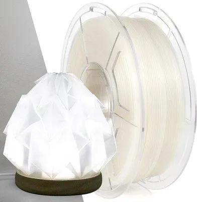 Produktbild von Famanu 3D-Druckerfilament Transparent - 1 kg Spule - 1,75 mm