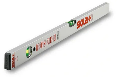 SOLA Aluminium-Wasserwaage AV 100, 100 cm, anodisiert silber