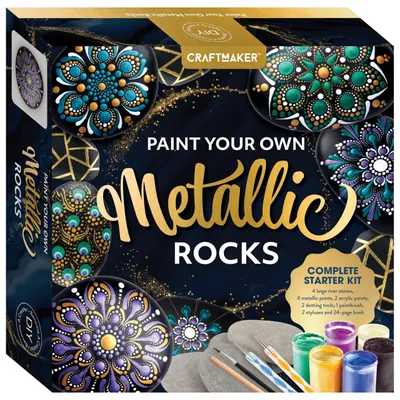 Immagine prodotto di Crea le tue pietre decorative metalliche
