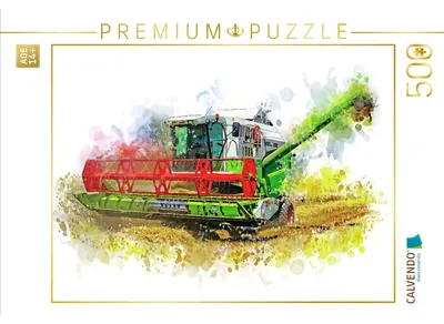 Produktbild von CALVENDO Puzzle Mähdrescher | 500 Teile Lege-Größe 48 × 36 cm Foto-Puzzle für Erwachsene