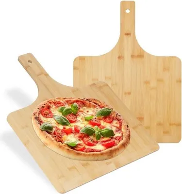 Immagine prodotto di Set di 2 cestelli per pizza XXL in bambù
