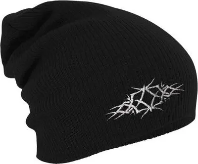 Produktbild von Longbeanie Slouch-Beanie Mütze Tribal Tattoo 54535 Color - schwarz