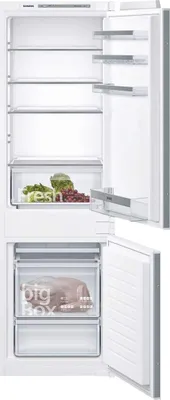 Produktbild von Siemens KI86VVSF0 iQ300 Einbau-Kühlgefrierkombination / F / 279 kWh/Jahr / 268 l / lowFrost / Big Box / LED Beleuchtung