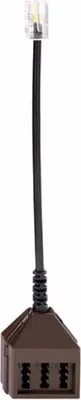 Produktbild von Rutenbeck Adapterkabel RJ45 UAE-Stecker auf TAE 3x6 NFN Buchsen