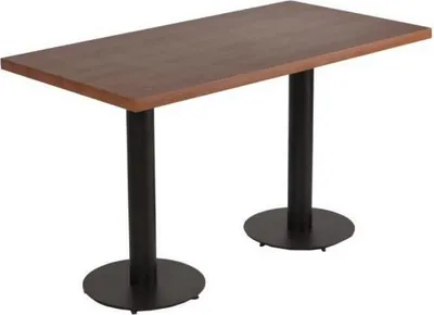 Obrázek produktu pro Jídelní stůl Kuchyňský stůl Jídelní stůl Jídelní stůl s kovovými nohami 130x70