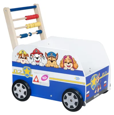 Schiebebus Paw Patrol aus Holz mit Spielfunktionen, ab 12 Monaten
