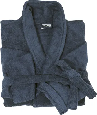 Produktbild von Übergrößen Bademantel Saunamantel ABRAXAS Blau 6XL