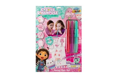 Immagine prodotto di La casa delle bambole di Gabby - Set di penne spray