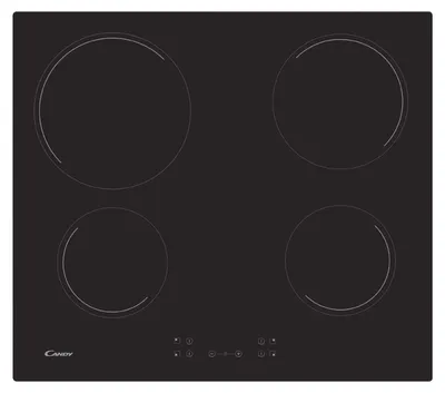 Produktbild von Candy Idea CH64CCB, Schwarz, Integriert, 59 cm, Keramik, Glaskeramik, 4 Zone(n)