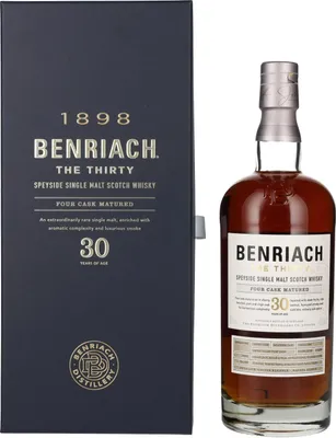 Image de Benriach THE THIRTY Single Malt Four Cask Matured 46% Vol. 0,7l en boîte cadeau