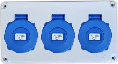 Produktbild von IP67 Stromverteiler Verteilerkasten Sicherungskasten 3x 230V IP67_Ohne _Ohne_40202005_Ohne Kabel