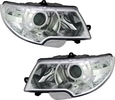 Produktbild von TYC Scheinwerfer Set für Skoda Superb 3T 3/2008-6/2013 H3 H7 LWR Stellmotor Halo