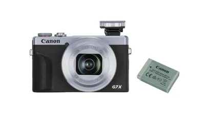 Produktbild von Canon PowerShot G7 X Mark III Battery Kit silber