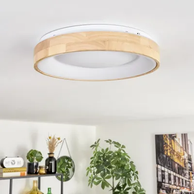 Produktbild von Ferrara Deckenlampe aus Holz/Metall/Kunststoff in Natur/farbenWeiß