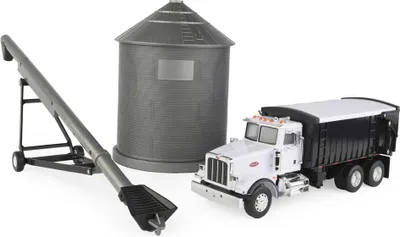 Produktbild von PERTERBILT 367 Kipper mit Getreidesilo und Griansschnecke, ERT46501, Maßstab1/32, ERTL