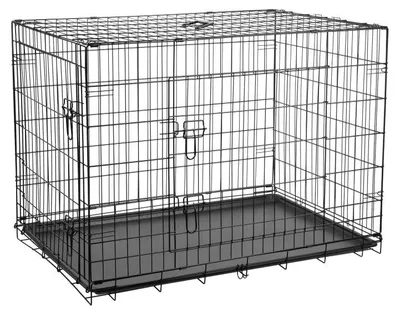 Image de Rebel RA-1204 Cage métallique pour chien, pliable, taille XXL 107 x 71 x 78 cm