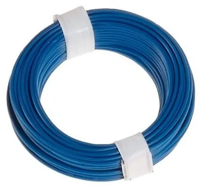 Produktbild von Litze 1-adrig, 18 x 0,1/ 10m, blau