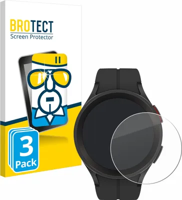 Produktbild von 3x BROTECT Schutzglas für Samsung Galaxy Watch 5 Pro Displayschutz 9H Glas klar transparent