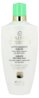 Obrázek produktu pro Collistar Sublime, Mléko, Ženy, Hydratační, Vyživující, Regenerační, Vyhlazující, Suchá pokožka, 400 ml, Jojobový olej, Bambucké máslo