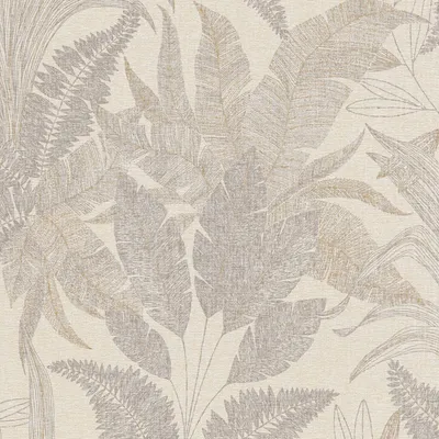Produktbild von Profhome 396545-GU Landhaus Vliestapete Floral matt beige gold 5,33 m2