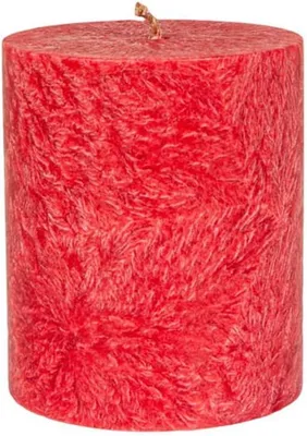 Produktbild von Rote Stearin-Stumpenkerze, 75 x 64 mm