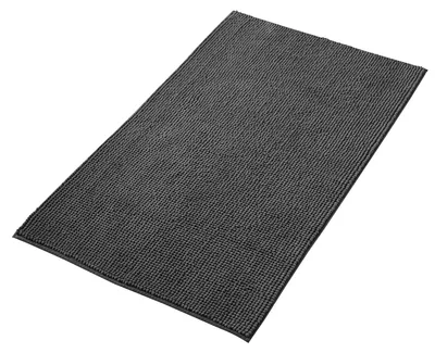 Zdjęcie produktu dla Solidchoice - Dywanik łazienkowy z mikrofibry, antypoślizgowy, ciemnoszary, 70 x 120 cm