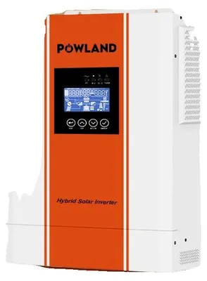Zdjęcie produktu dla Inwerter hybrydowy solarny, moc wyjściowa 3,6 kW, moc paneli fotowoltaicznych 5000 W, prąd wyjściowy 100 A, zakres napięcia MPPT 60-450 V, wymiary 47x33x15 cm