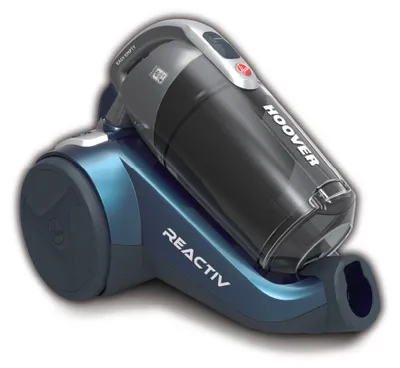 Zdjęcie produktu dla Hoover Reactiv RC60PET 011, 450 W, Cylinder próżniowy, Suchy, Bez worka, 2 l, EPA