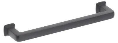 Imagen del producto de Manija para muebles de zamak. Distancia entre agujeros: 128 mm. Acabado:  mate