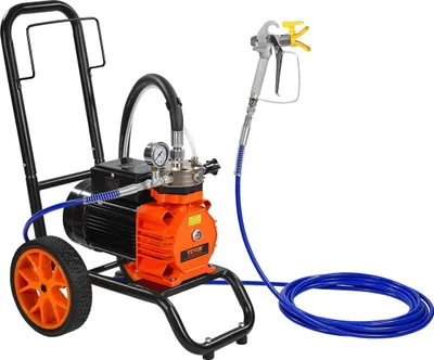 Zdjęcie produktu dla Wózek do natryskiwania farb bezpowietrznych Membranowy natrysk bezpowietrzny 1100 W elektryczny