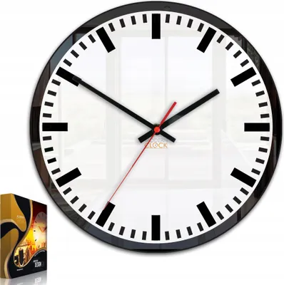 Produktbild von ModernClock, wanduhr, Quarzuhr, Uhr, Wohnzimmeruhr, LILIBET SCHWARZ