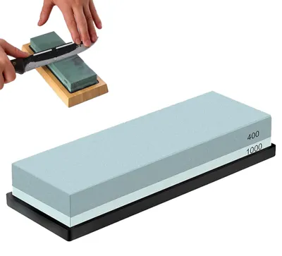 Productafbeelding van Professionele 2-in-1 Slijpsteen voor Keukenmessen