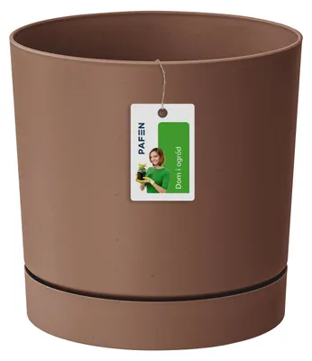 Produktbild von Prosperplast Blumentop Pflanzkübel - 13 x Ø 12,8 cm, Rustikaler Ziegelstein
