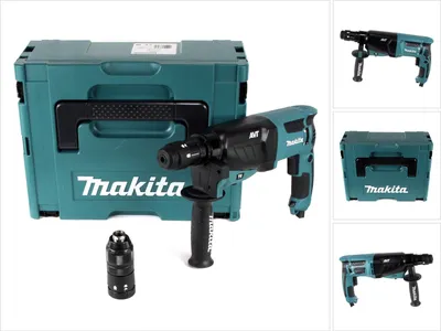 Immagine prodotto di Makita HR 2631 FTJ Martello combinato 800 W 2,4 J SDS Plus + Mandrino a serraggio rapido + Makpac