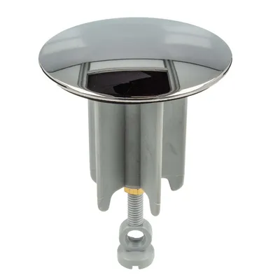 Produktbild von tecuro Universal Exzenterstopfen Ø 64 mm aranja-schwarzchrom, Ablaufstopfen Einsatz für Ablauf